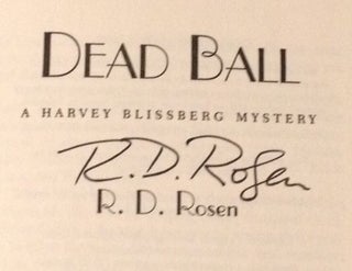 Dead Ball A Harvey Blissberg Mystery